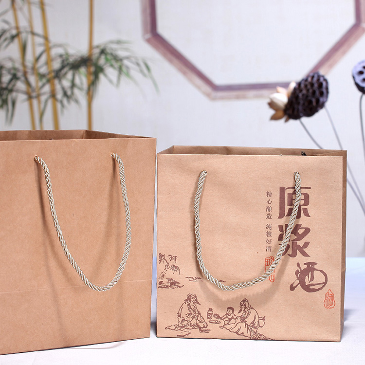 Yixing ceramic wine bottle accessories White wine wine bottle gift bag one pound 2 bottles with vintage cowhide tote bag