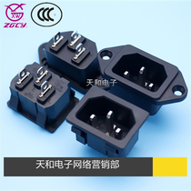 SP-864 3 feet pure copper solid copper word socket with ear card AC power outlet 10A