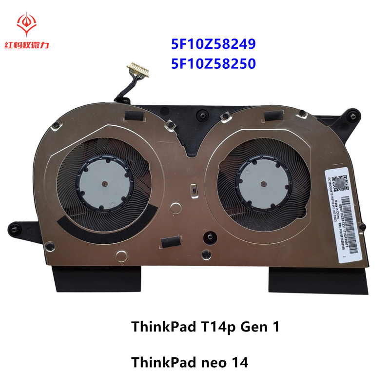 ThinkPad Lenovo T14P Gen 1 Neo14 Fan Original Radiator 5F10Z58249 ThinkPad Lenovo T14P Gen 1 Neo14 Fan Original Radiator 5F10Z58249