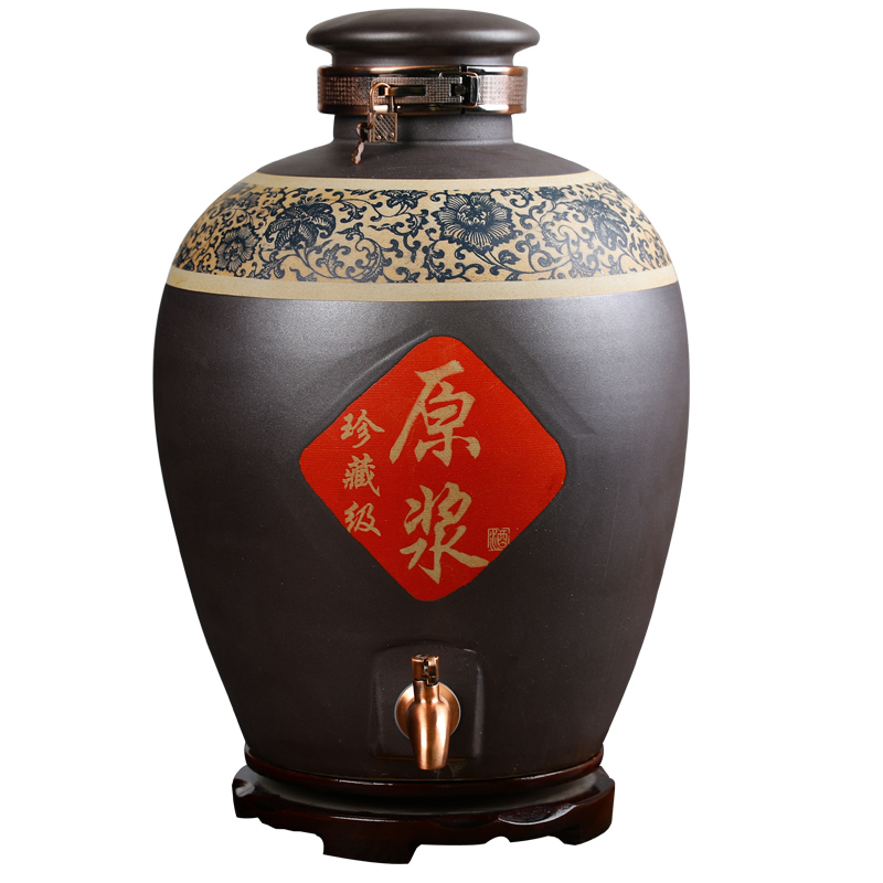 Archaize of ceramic terms bottle seal wine jar it home 10 jins of 50 pounds to wine mercifully medicine wine liquor jugs