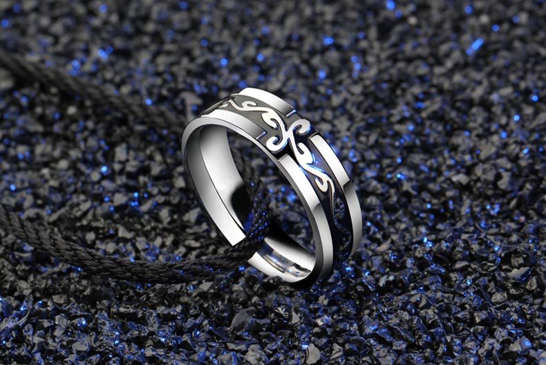 Bague homme en Acier au titane - Ref 3086997 Image 9