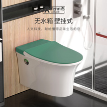 Humanistic bathroom Wall-mounted toilet Flush toilet Ceramic tankless small apartment wall-mounted wall-in-wall toilet