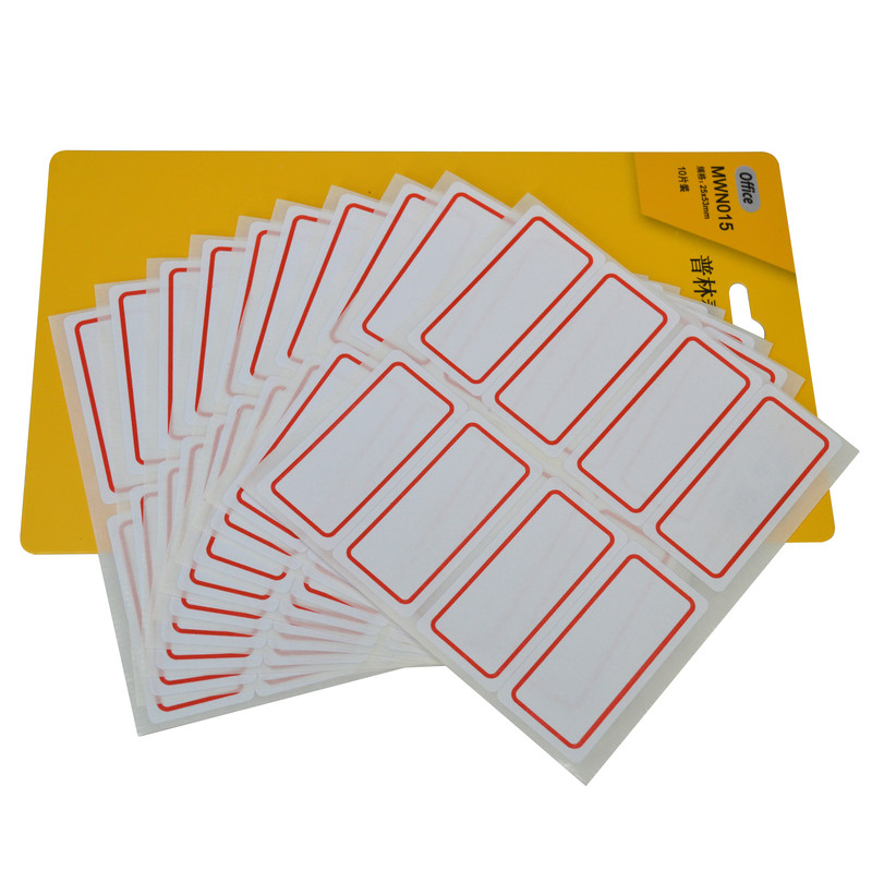 Printec Super Handwritten Label Take Paper Cute Marks Pupils Write Their Name Small Signature Book Cups Mark Classification Take Paper Price Label