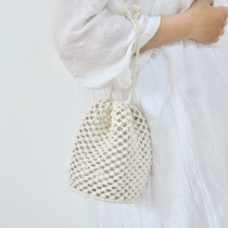 Tea Green original design paper kite handbag diy material bag finished