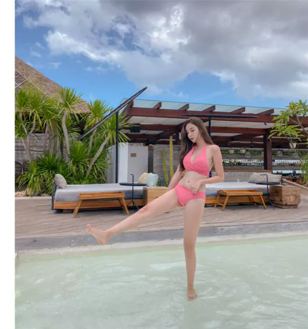 Bikini áo tắm nữ Hàn Quốc Bikini gợi cảm ba điểm rung hộp đêm tiệc tùng bộ đồ bơi suối nước nóng - Bikinis