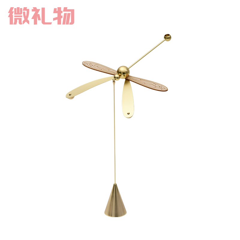 Entrance Poetry Dragonfly Balance Diffuser Creative Handiwork Swing Accessories Book House Solid Wood Essential Oil No Fiery Fragrant Lavender Gift