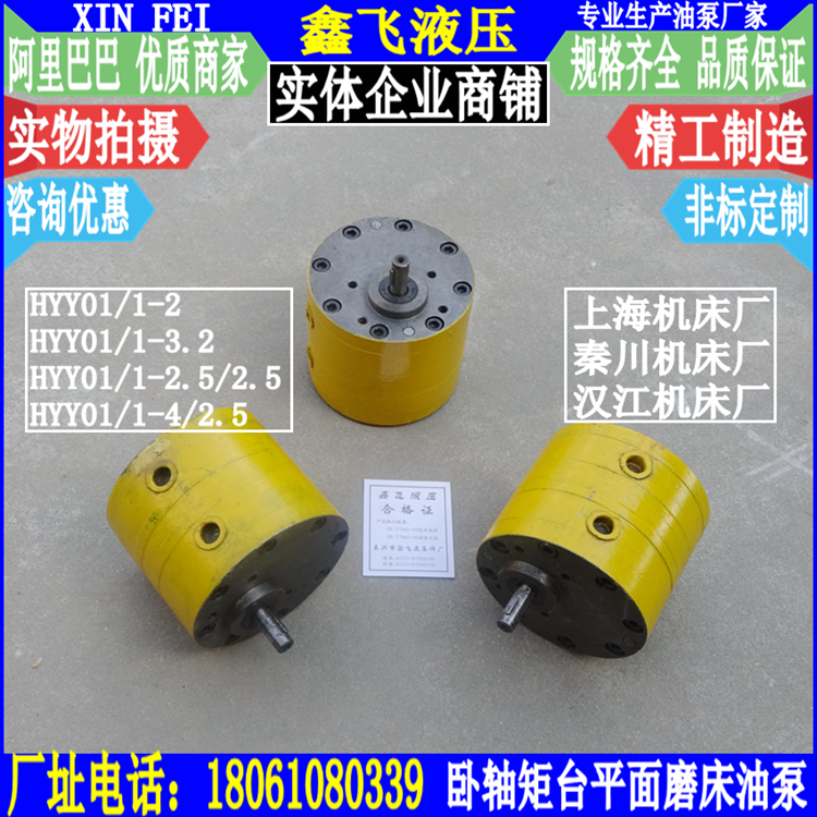 HYY01 1-4 2 5 Shanghai machine bed plant grinding machine oil pump HYYO1 1-2 5 2 5 gear pump Qinchuan machine tool