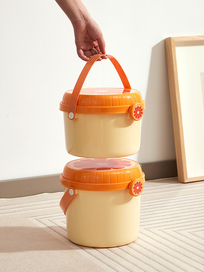 儿童卡通玩具收纳箱宝宝婴儿积木收纳桶家用手提零食储物箱整理箱
