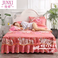 Simmons giường bedspread giường váy bìa một mảnh bìa bảo vệ nhám bụi tấm 1,5m 1.8m giường nệm doanh nghiệp - Váy Petti ga giường viền ren