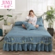 Simmons giường bedspread giường váy bìa một mảnh bìa bảo vệ nhám bụi tấm 1,5m 1.8m giường nệm doanh nghiệp - Váy Petti ga giường viền ren