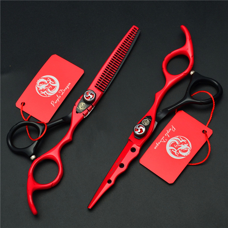 Black Red Paint Liu Hai Liu Hai Liu Hai Li Hai Hai Shift 6 inch Flat Cut Family Hair Haircutter Tool