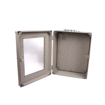 500 * 400 * 195 transparent cover switch box outdoor IP66 plastic waterproof wiring box large industrial transparent