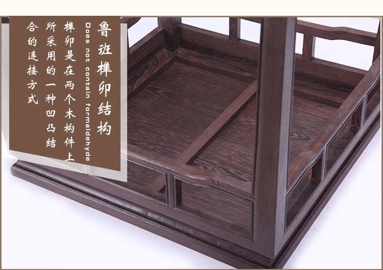 Ming và Qing Dynasties đồ nội thất bằng gỗ gụ cánh gà nhỏ tám cổ tích bàn vuông bàn ăn bàn ăn gỗ rắn Trung Quốc cổ - Bàn bàn học đơn giản