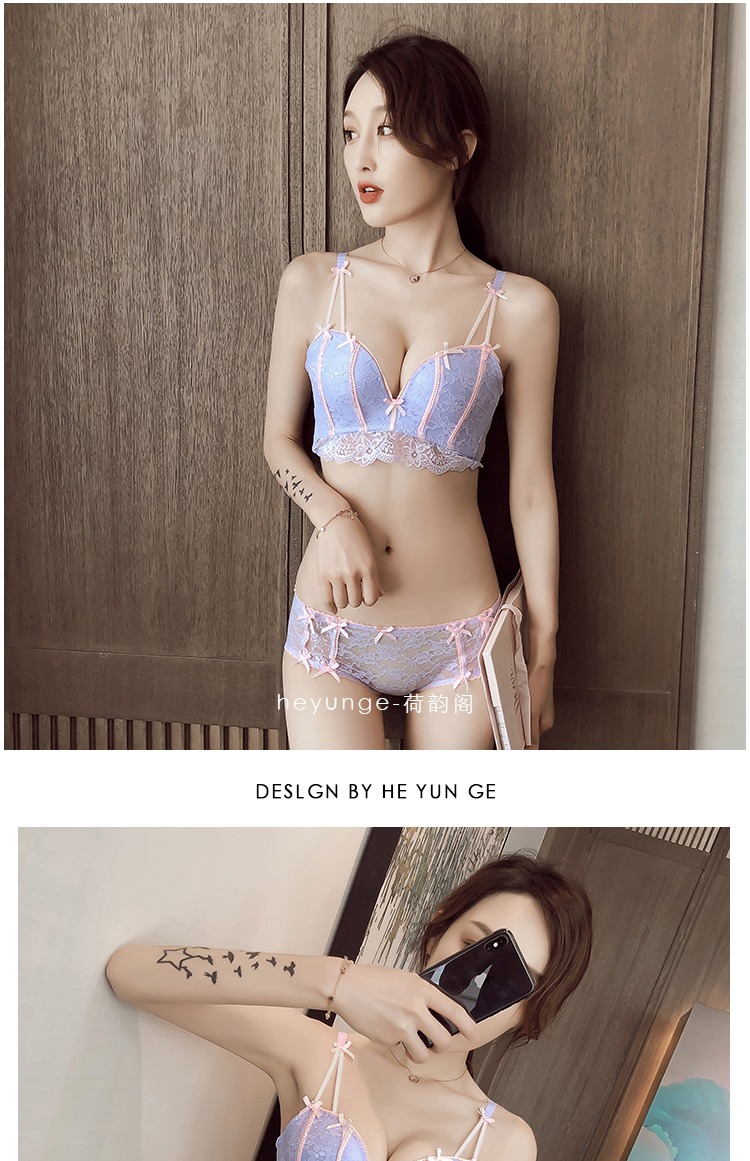 [Gửi đồ lót] Lolita ngọt ngào nhỏ ngực dày tập hợp áo ngực liền mạch mà không vành đồ lót bra bra do lot nu