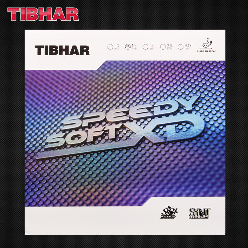 TIBHAR straight German imported raw rubber set rubber single rubber table tennis Speedy Soft XD 74-032