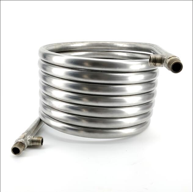 Fine brewery 304 stainless steel countercurrent coil cooling tube malt juice cooling tube KL08747