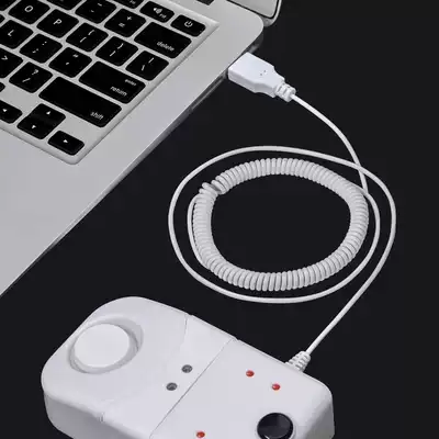One drag and four multi-channel mobile phone anti-theft rope chain power off alarm exhibition notebook computer USB induction lock