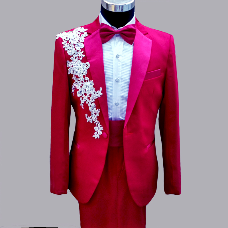 New sequin trang phục của nam giới dress stage slim phù hợp với phù hợp với nam máy chủ ca sĩ điệp khúc trang phục