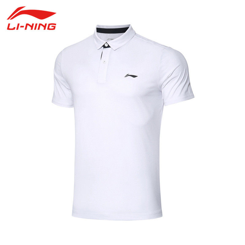 Li Ning quick-drying polo shirt men's short-sleeved 2022 summer new loose breathable casual lapel men's sports T-shirt