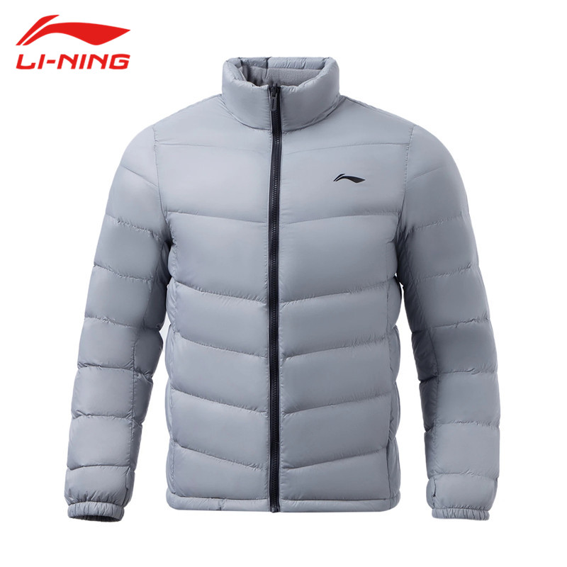 Li Ning down jacket men's short stand-up collar winter new windproof warm casual fashion sports down jacket