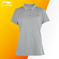 Li Ning Ngắn Tay Áo T-Shirt của Phụ Nữ Mùa Hè Thoải Mái Thở Thể Thao Ve Áo Chính Hãng Thoáng Khí Nửa Tay Áo Polo Shirt Giải Phóng Mặt Bằng áo thun the thao nam adidas có cổ