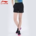 Li Ning quần short thể thao nữ mùa hè nhanh chóng làm khô thoáng khí loạt đào tạo chạy tập thể dục lỏng độ ẩm wicking năm quần