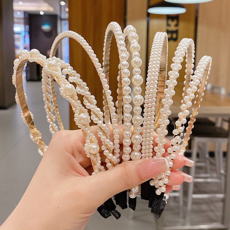 Pearl Hair Stirrup Summer Hair Stirrup Summer Hairpin Summer Hair Clip Mesh Red Advanced Sensation 100 Hitch out of style retro hair bale