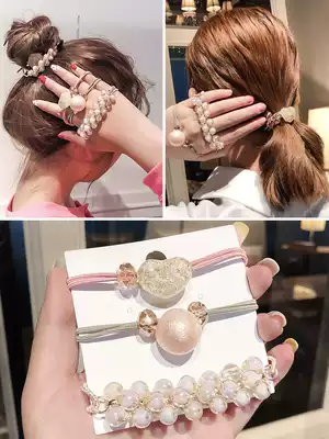 Korean Net red ins Hairband hand dual-purpose headwear Korean cute Hairband leather band hairclip Hairband rubber band