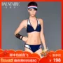 Van Dean bikini bikini nữ ngực nhỏ tập hợp áo tắm thể thao bãi biển chia ba điểm bộ đồ bơi nữ kín đáo