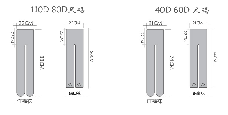 Vớ Stovepipe vớ trắng giảm béo mùa hè quần mỏng áp 40D110D quần tất mùa xuân và mùa thu quần tất nữ mùa đông