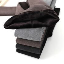 High-waisted leggings women wear velvet thickened gray outside thin tight black warm cotton pants autumn and winter