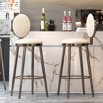 High chair bar chair home rotating light luxury modern simple bar high stool bar stool high chair island chair