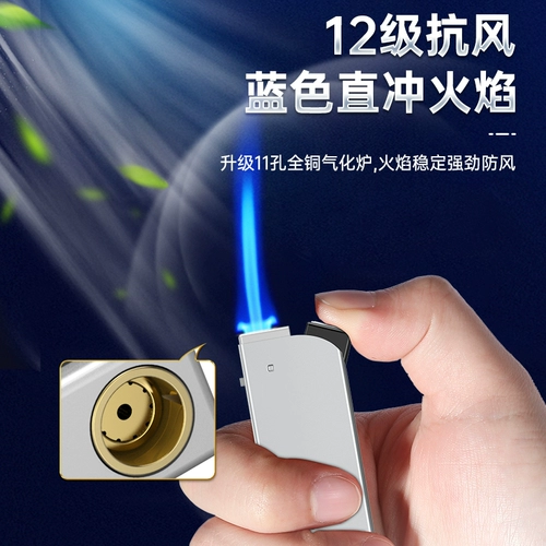 Трендовая металлическая ветрозащитная высококлассная одноразовая креативная зажигалка, оптовые продажи, делается под заказ