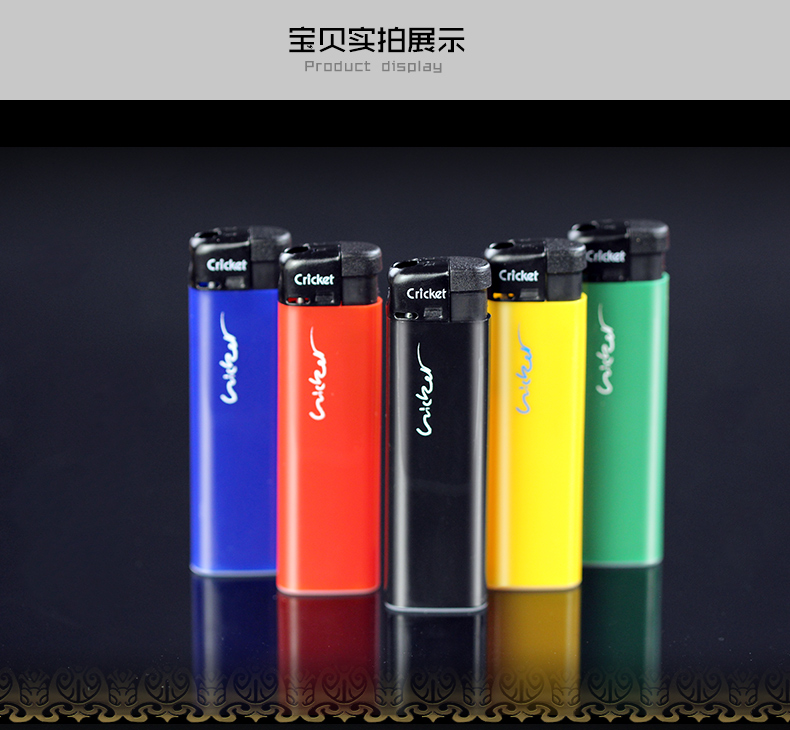 Bật lửa chống cháy nổ Thương hiệu Thụy Điển nhập khẩu chính hãng cricket châu chấu dùng một lần bật lửa điện tử - Bật lửa bật lửa khò