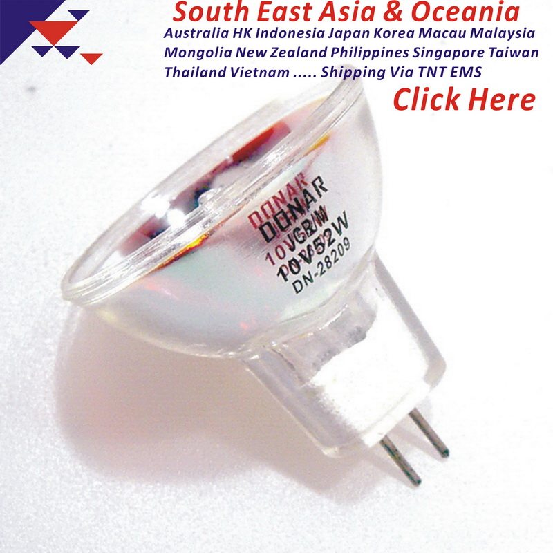 13298 10V52W Halogen Cup Lamporal Codennsber Light Curing Machine Lightbulb Halogen Tungsten 10V