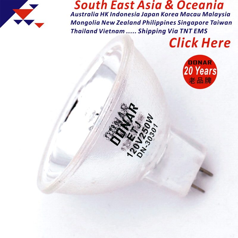 ETJ 120v250w Halogen Lamp Stomatology Dental Chair Cold Light Source Curing Machine Lamp Cup Bulb 120v