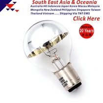 18550 24V40W bayonet double contact BA15D incandescent medical operating room shadowless lamp bulb silver plated