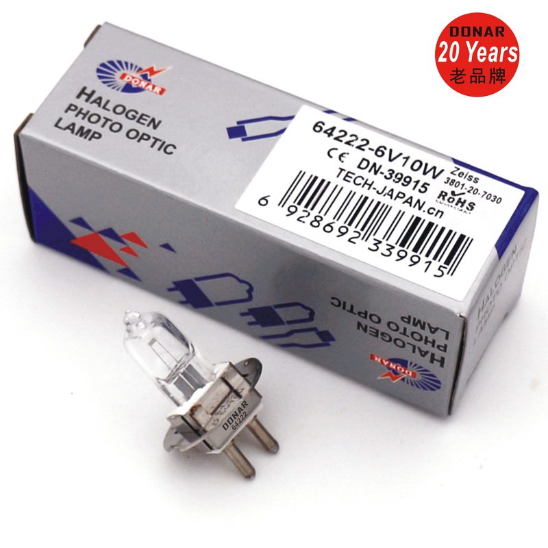 64222 6V10W Halogen Lamp Bead Keratometer Zeiss Zeiss Ophthalmic Microscope Slit Bulb 6V