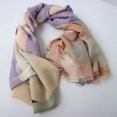 Scarf women's spring and autumn and summer air conditioning room comfortable collar air conditioning increase thick shawl dual-use wild temperament commuter