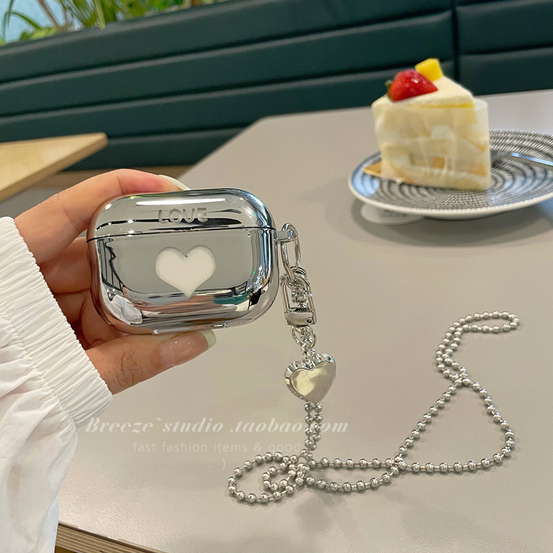 ins skew cross hanging chain applicable airpods protection shell apple 2 generation 3 generation Pro Bluetooth headphone protective sleeve female tide