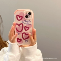 Apple, совместимый iPhone14 Pro, iPhone 13, розовый чехол для телефона, iphone
