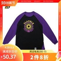 SLAMBLE Fall Sports Basketball Parquet Long Sleeves Men And Women Fall American Fitness Sports Basketball Suck Sweat Speed Dry