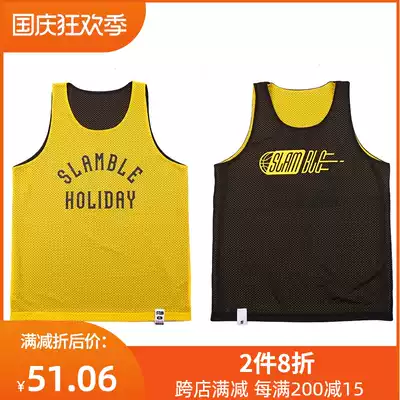 SLAMBLE double mesh sports basketball American leisure vest loose moisture absorption