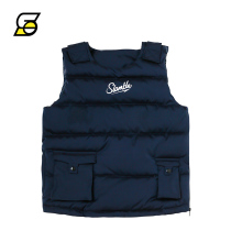 SLAMBLE thick section Tactical functioning cotton waistcoat Vest Casual Sportswear Men Tide Winter Windproof warm cotton velvet