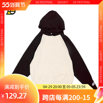 SLAMBLE autumn new collage for men and women lovers casual sports jacket trendy loose hoodie