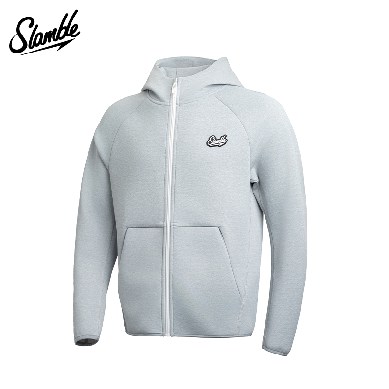 Slamble Air Layer Sweatshirt Jacket Windrunner Hooded Zipper Unisex Hoodie Casual Sports Versatile Top