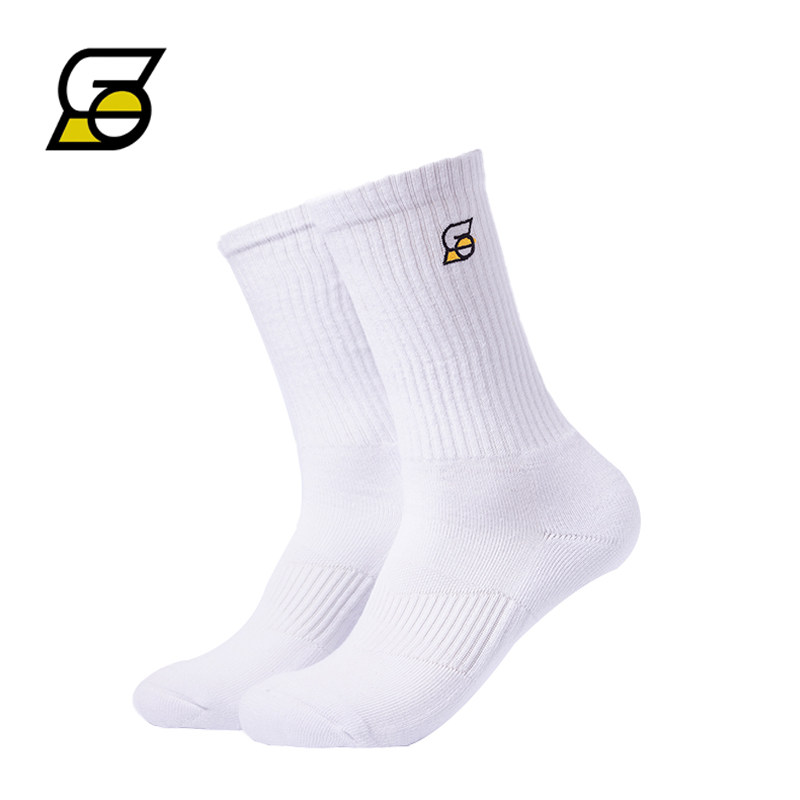 SLAMBLE men's stockings tide stockings autumn and winter thickened towel bottom sports high tube candy color solid color socks