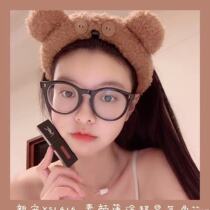 Rice nail non-reflective anti-blue glasses myopic eye frame women tide Joker transparent round glasses frame Net Red Women