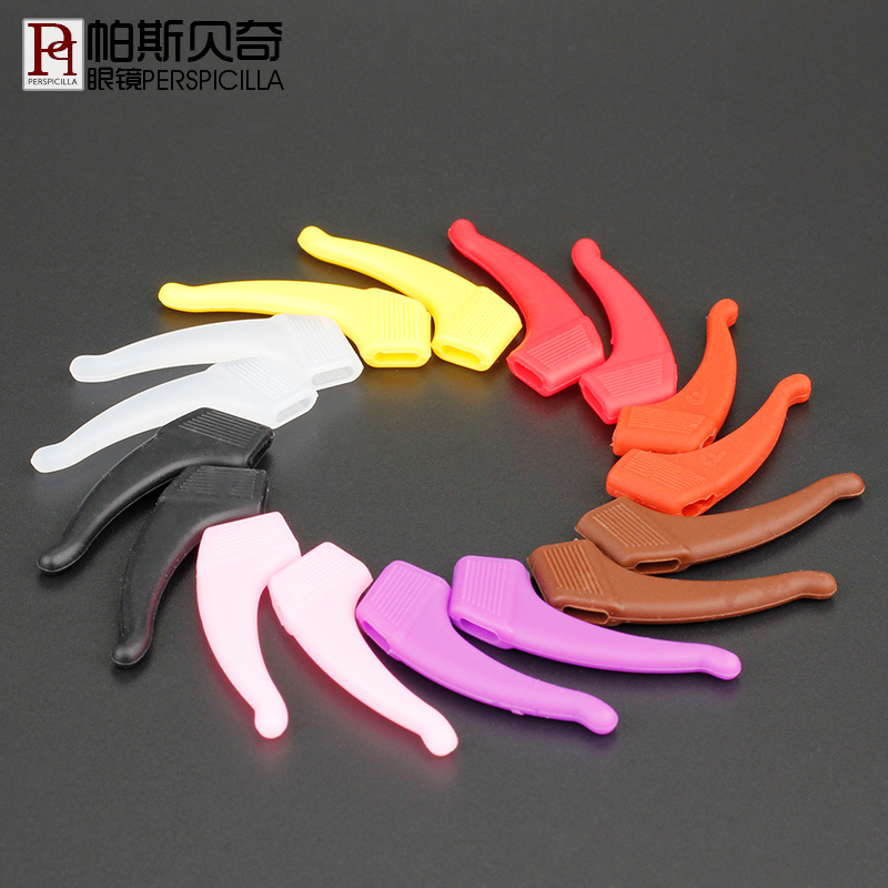 Pasbecic glasses non-slip ear hook movement silicone leg foot sleeve fixed ear hook earrings ear-ear hanging large number small