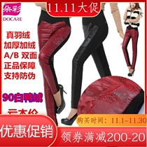 Palanduo down pants winter ladies wear thick slim feet pants warm pants student warm pants